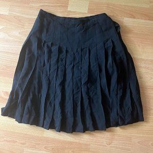 Prada silk pleated skirt